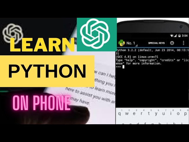 LEARN PYTHON PROGRAMMING FAST  ON YOUR PHONE WITH CHATGPT