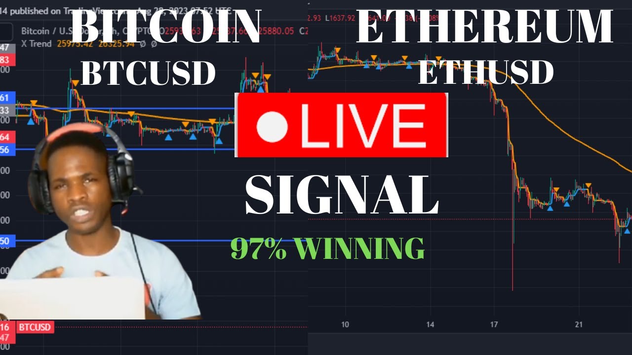 (BITCOIN AND ETHEREUM ) BTCUSD AND ETHUSD  LIVE SIGNAL 24/7 - 15 MINS TIMEFRAME